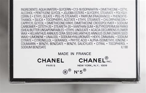 chanel no 5 ingredients